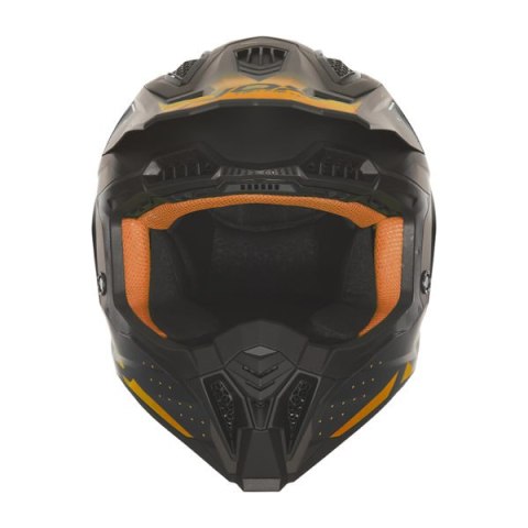 NOX KASK OFF ROAD / CROSS N634 GRADIENT KOLOR CZARNY MAT/POMARAŃCZOWY NEON ROZMIAR XL NOX