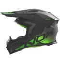 NOX KASK OFF ROAD / CROSS N634 GRADIENT KOLOR CZARNY MAT/ZIELONY NEON ROZMIAR XL NOX