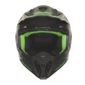 NOX KASK OFF ROAD / CROSS N634 GRADIENT KOLOR CZARNY MAT/ZIELONY NEON ROZMIAR XL NOX