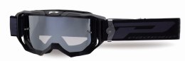 PROGRIP 2024/11 GOGLE PG3300-322 FL VISION KOLOR CZARNY MAT (SZYBA PG3352 SREBRNA LUSTRZANA ANTISCRATCH, NO FOG, ANTI UV)