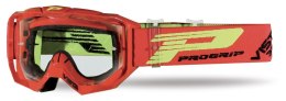 PROGRIP 2024/11 GOGLE PG3303-107 TR VISTA KOLOR CZERWONY (SZYBA PG3310 BEZBARWNA LIGHT SENSITIVE, ANTISCRATCH, NO FOG, ANTI UV +