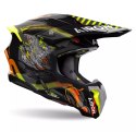 AIROH KASK CROSS / ENDURO / ATV / QUAD TWIST 3 TOXIC KOLOR ŻÓŁTY FLUO/POMARAŃCZOWY/CZARNY ROZMIAR M AIROH
