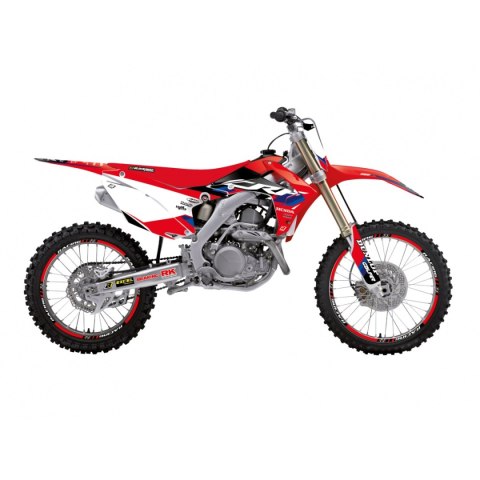 BLACKBIRD KOMPLET NAKLEJEK (OKLEIN) HONDA CRF 250R '14-'17, CRF 450R '13-'16 DREAM 5 KOLOR CZERWONY CZARNY BLACKBIRD