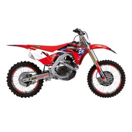 BLACKBIRD KOMPLET NAKLEJEK (OKLEIN) HONDA CRF 250R '18-'21, CRF 450R '17-'21, CRF 450X '17-'24 DREAM 5 KOLOR CZERWONY CZARNY BLACKBIRD