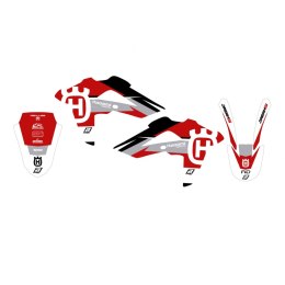 BLACKBIRD KOMPLET NAKLEJEK (OKLEIN) HUSQVARNA CR/WR 125/250 '09-'13, TE/TC 250/450/510 '08-'10, TE/TC 250/310 '08-'13 DREAM 5 BLACKBIRD