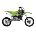BLACKBIRD KOMPLET NAKLEJEK (OKLEIN) KAWASAKI KX 65 '00-'23 DREAM 5 KOLOR ZIELONY BLACKBIRD