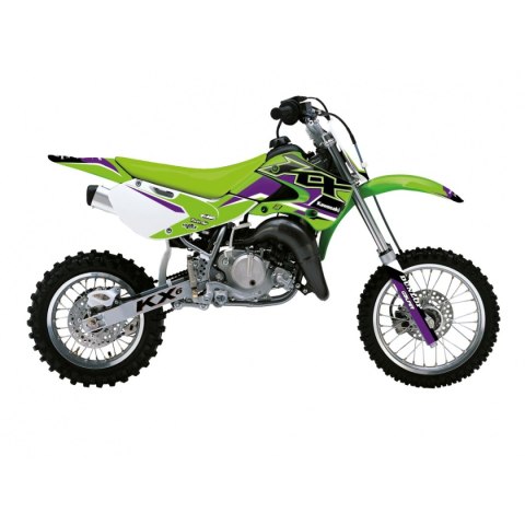 BLACKBIRD KOMPLET NAKLEJEK (OKLEIN) KAWASAKI KX 65 '00-'23 DREAM 5 KOLOR ZIELONY BLACKBIRD