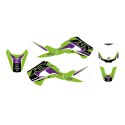 BLACKBIRD KOMPLET NAKLEJEK (OKLEIN) KAWASAKI KX 65 '00-'23 DREAM 5 KOLOR ZIELONY BLACKBIRD