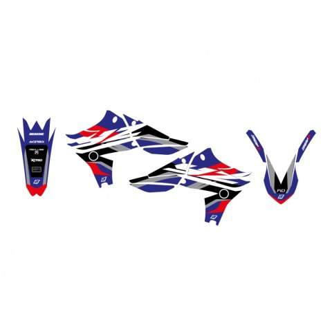 BLACKBIRD KOMPLET NAKLEJEK (OKLEIN) YAMAHA YZ 450F '10-'13 DREAM 5 KOLOR NIEBIESKI CZARNY BLACKBIRD