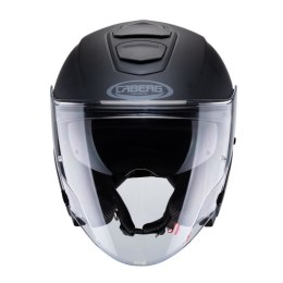 CABERG WYPRZEDAŻ KASK OTWARTY JET OTWARTY FLYON MATT BLACK KOLOR CZARNY MAT ROZMIAR XS (PINLOCK W ZESTAWIE) CABERG