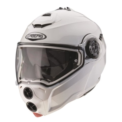 CABERG ZZZZ WYPRZEDAŻ KASK SZCZĘKOWY FLIP-UP MODEL DROID (PINLOCK) KOLOR BIAŁY POŁYSK ROZMIAR S CABERG