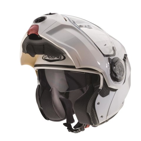 CABERG ZZZZ WYPRZEDAŻ KASK SZCZĘKOWY FLIP-UP MODEL DROID (PINLOCK) KOLOR BIAŁY POŁYSK ROZMIAR S CABERG
