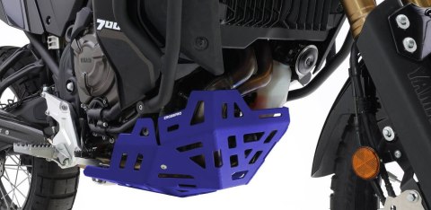 CROSSPRO WYPRZEDAŻ OSŁONA POD SILNIK ALUMINIOWA YAMAHA XTZ 690 TENERE 700 '21-'24 KOLOR NIEBIESKI (EURO 5) - ślady montażu CROSSPRO