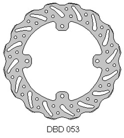 DELTA BRAKING TARCZA HAMULCOWA TYŁ HUSQVARNA TC 85 '14-20, KTM SX 85 '11-20, 250/350 FREERIDE '12-19, WAVE (210X110X3MM) (4X6,5M DELTA BRAKING