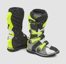 FORMA BUTY OFF ROAD/CROSS DZIECIĘCE/JUNIOR/KID GRAVITY KOLOR SZARY/BIAŁY/ZÓŁTY FLUO ROZMIAR 38 FORMA
