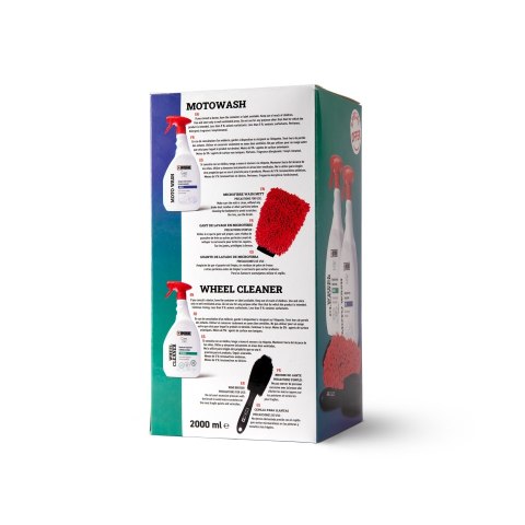 IPONE CLEANING KIT (MOTO WASH+WHEEL CLEANER) ZESTAW DO MYCIA MOTOCYKLA (CARELINE) (4) IPONE