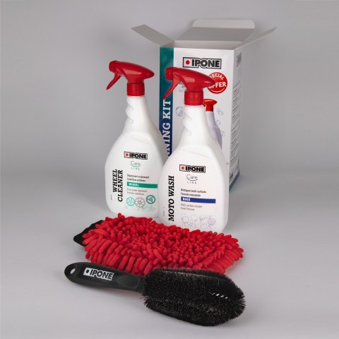 IPONE CLEANING KIT (MOTO WASH+WHEEL CLEANER) ZESTAW DO MYCIA MOTOCYKLA (CARELINE) (4) IPONE