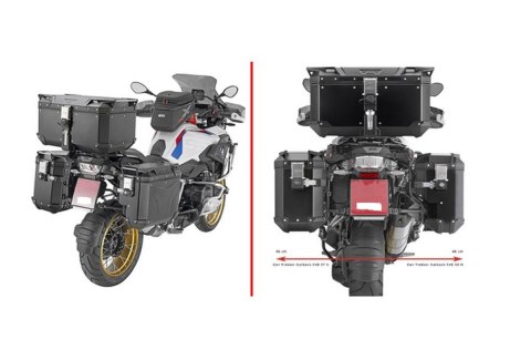 KAPPA 2025/05 STELAŻ KUFRÓW BOCZNYCH MONOKEY CAM SIDE BMW R 1200 GS / ADV '13-'18, R 1250 GS / ADV '19-'24 - POD KUFRY KVG K'VOY KAPPA