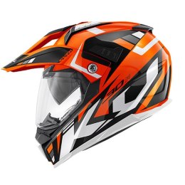 KAPPA KASK KV30 EVO GRAYER DUAL OFF ROAD Z SZYBĄ I BLENDĄ KOLOR POMARAŃCZOWY/CZARNY ROZM. XS/54 ( HOMOLOGACJA ECE 22R06 ) KAPPA