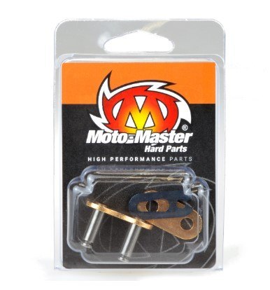MOTO-MASTER OGNIWO ŁĄCZĄCE ZAPINKA DO ŁAŃCUCHA V2-520 (BEZ ORINGÓW) KOLOR ZŁOTY- 1 SZTUKA MOTO-MASTER