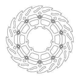 MOTO-MASTER TARCZA PŁYWAJĄCA PRZÓD 300MM FLAME (ALUMINIOWY ŚRODEK) HONDA CRF 250/450 '04-'25 MOTO-MASTER