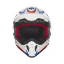 NOX KASK OFF ROAD / CROSS N634 GRADIENT KOLOR BIAŁY/NIEBIESKI/CZERWONY ROZMIAR XL NOX