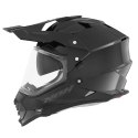 NOX KASK OFFROAD / TRAIL DUOSPORT (DUAL) N312 SOLID Z SZYBKĄ I BLENDĄ KOLOR CZARNY POŁYSK ROZMIAR S NOX