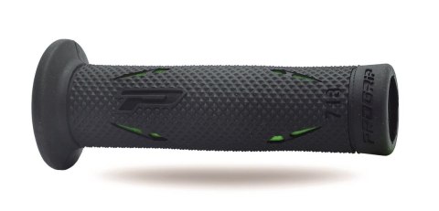 PROGRIP 2025/04 MANETKI PG718 ROAD (22+25MM, DŁ.122MM) KOLOR CZARNY / ZIELONY (DWUSKŁADNIKOWE) (718-198) PRO GRIP