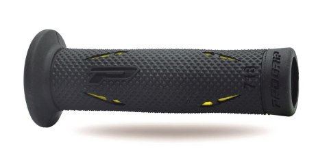 PROGRIP 2025/04 MANETKI PG718 ROAD (22+25MM, DŁ.122MM) KOLOR CZARNY / ŻÓŁTY (DWUSKŁADNIKOWE) (718-202) PRO GRIP