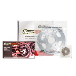 SUPERSPROX ZESTAW NAPĘDOWY KOMPLETNY HYOSUNG (HYONGSUNG) GV 125 S AQUILA '18-'23 (16/51/428-138) SUPERSPROX