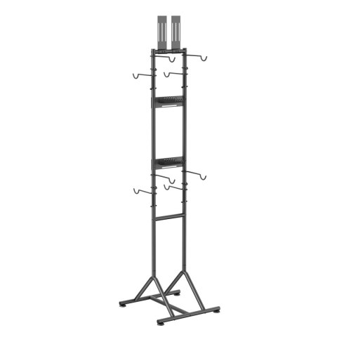 BIKETEC (2024/06) STOJAK ROWEROWY (WOLNOSTOJĄCY NA 4 ROWERY) KOLOR CZARNY ( BIKE RACK) BIKETEC OM