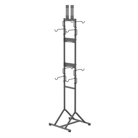 BIKETEC (2024/06) STOJAK ROWEROWY (WOLNOSTOJĄCY NA 4 ROWERY) KOLOR CZARNY ( BIKE RACK) BIKETEC OM