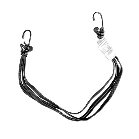 BIKETEC ELASTYCZNY PASEK DO MOCOWANIA ŁADUNKU 4WIĄZKOWY KAUCZUKOWY PASEK 60CM, KOLOR CZARNY BIKETEC OM