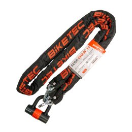 BIKETEC ŁAŃCUCH CP 2M Z KŁÓDKĄ 3KLUCZE OCZKO 10MM BIKETEC OM