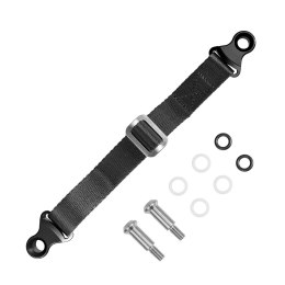 BIKETEC PAS (PASEK) TEKSTYLNY DO WYCIĄGANIA MOTOCYKLA DO MOTOCYKLI JAPOŃSKICH WRAZ ZE ŚRUBAMI, 350CM X 2,5MM X 25MM KOLOR CZARNY BIKETEC OM