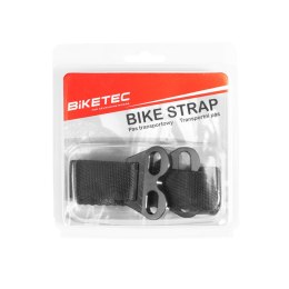 BIKETEC PAS (PASEK) TEKSTYLNY DO WYCIĄGANIA MOTOCYKLA NA PRZÓD MOTOCYKLI JAPOŃSKICH WRAZ ZE ŚRUBAMI, 560CM X 2,5MM X 25MM KOLOR  BIKETEC OM