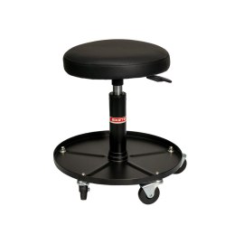 BIKETEC PRO KRZESŁO WARSZTATOWE Z SIŁOWNIKIEM I POJEMNIKIEM NA CZĘŚCI (WORKSHOP AIR SEAT) KOLOR CZARNY BIKETEC OM