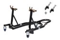 BIKETEC PRO PODNOŚNIK / STOJAK POD MOTOCYKL NA TYŁ (ADAPTERY V I L W ZESTAWIE) NA WÓZKU (MOŻLIWOŚC ŁATWEGO PRZESTAWIENIA MOTOCYK BIKETEC OM