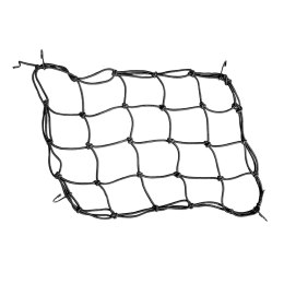 BIKETEC SIATKA BAGAŻOWA 4MM X 25 CM X 25 CM, 4 HAKI, KOLOR CZARNY BIKETEC OM