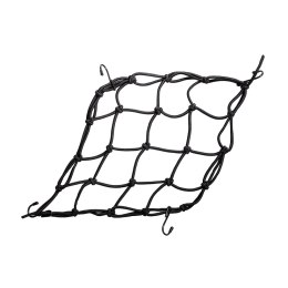 BIKETEC SIATKA BAGAŻOWA 4MM X 40 CM X 30 CM, 4 HAKI, KOLOR CZARNY BIKETEC OM