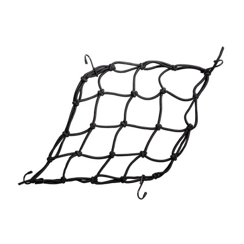 BIKETEC SIATKA BAGAŻOWA 4MM X 40 CM X 30 CM, 4 HAKI, KOLOR CZARNY BIKETEC OM