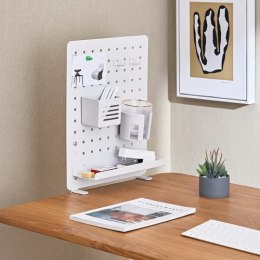 BIKETEC STALOWY ORGANIZER STAŁY NA ZACISK NA BIURKO WARSZTATOWE 420x154x486mm KOLOR CZARNY BIKETEC OM