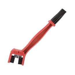 BIKETEC SZCZOTKA DO CZYSZCZENIA ŁAŃCUCHA 25,6CM X 6CM X 3,2CM KOLOR CZERWONY BIKETEC OM