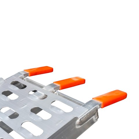 BIKETEC UNIWERSALNA RAMPA NAJAZDOWA ALUMINIOWA AŻUROWA MOTOCYKL / ATV Z PODPORAMI 226 X 30,5 CM, MAX. 680 KG/SZT BIKETEC OM