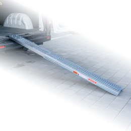 BIKETEC UNIWERSALNA RAMPA NAJAZDOWA STALOWA MOTOCYKL / ATV 215CM X 26CM, MAX. 227 KG KOLOR SREBRNY BIKETEC OM