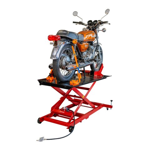 BIKETEC WARSZTATOWY PODNOŚNIK HYDRAULICZNY PLATFORMOWY DO MOTO, STÓŁ 1800X660MM DO 450KG BIKETEC OM