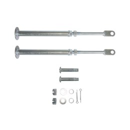 BIKETEC ZESTAW PODPÓR DO ALUMINIOWYCH RAMP NAJAZDOWYCH BTRAMP1 BTRAMP2 KOLOR SREBRNY BIKETEC OM