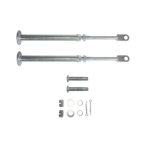 BIKETEC ZESTAW PODPÓR DO ALUMINIOWYCH RAMP NAJAZDOWYCH BTRAMP1 BTRAMP2 KOLOR SREBRNY BIKETEC OM