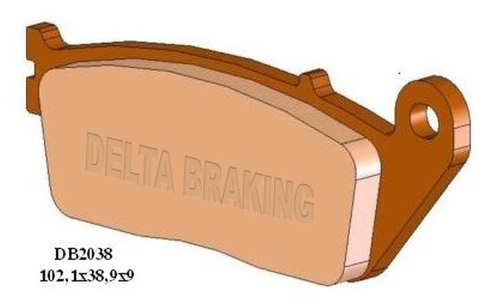 DELTA BRAKING KLOCKI HAMULCOWE KH14 / KH226 PRZÓD BMW C 600/650 '12-'22, CAGIVA NAVIGATOR 1000 '00-'05, HONDA CBR 250 '11-'22, C DELTA BRAKING