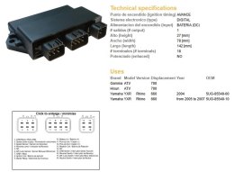 DZE MODUŁ ZAPŁONU CDI YAMAHA YXR 660 RHINO '04-'07 (5UG-85540-00) DZE ELEKTRYKA